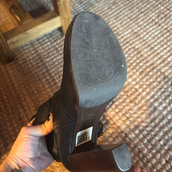 Tory Burch Lanny 110mm Bootie Black Leather Ankle boots - Picture 8 of 17